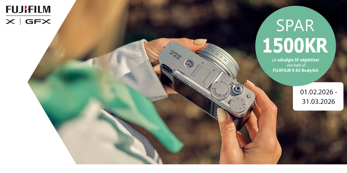 Fujifilm Kampagne - Spar 1500,- på X-E5