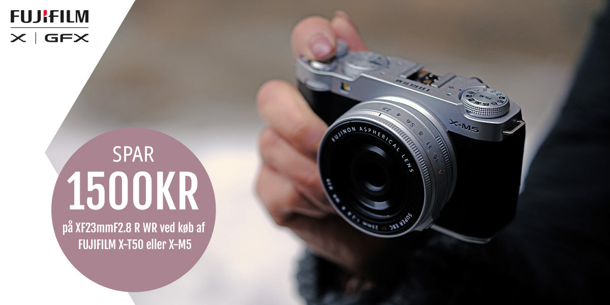 Fujifilm Kampagne - Spar 1500DKK på XF 23mm F2.8