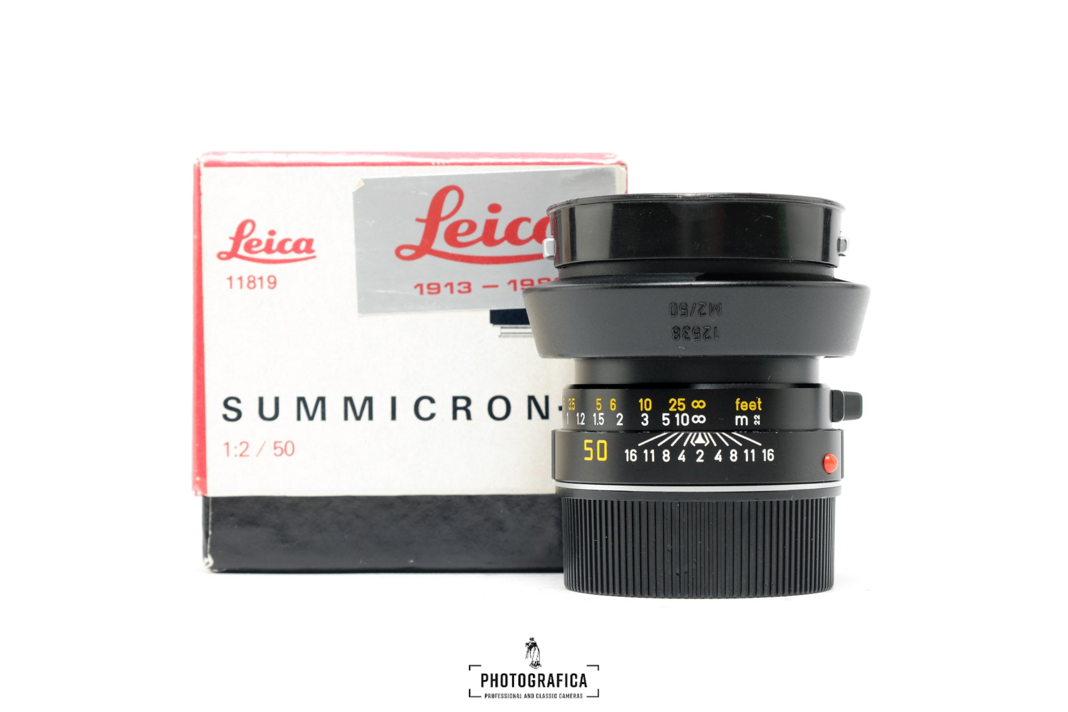LEICA M 50/2,0 SUMMICRON 70 YEAR 1913-1983
