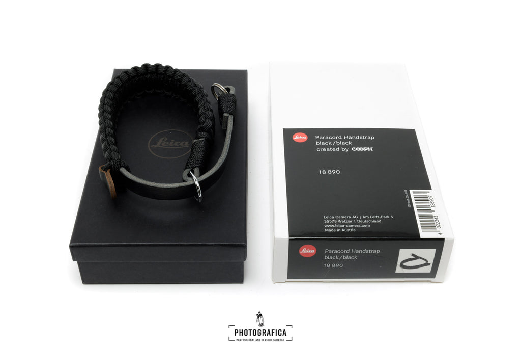 LEICA PARACORD HANDSTRAP BLACK 18890
