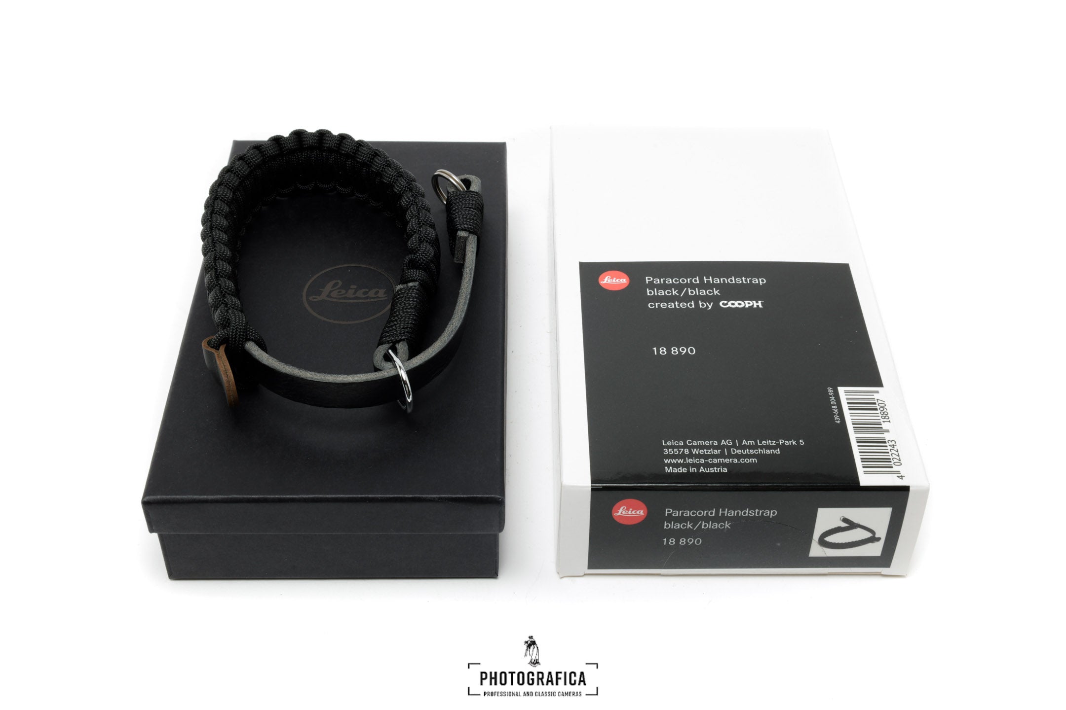 LEICA PARACORD HANDSTRAP BLACK 18890