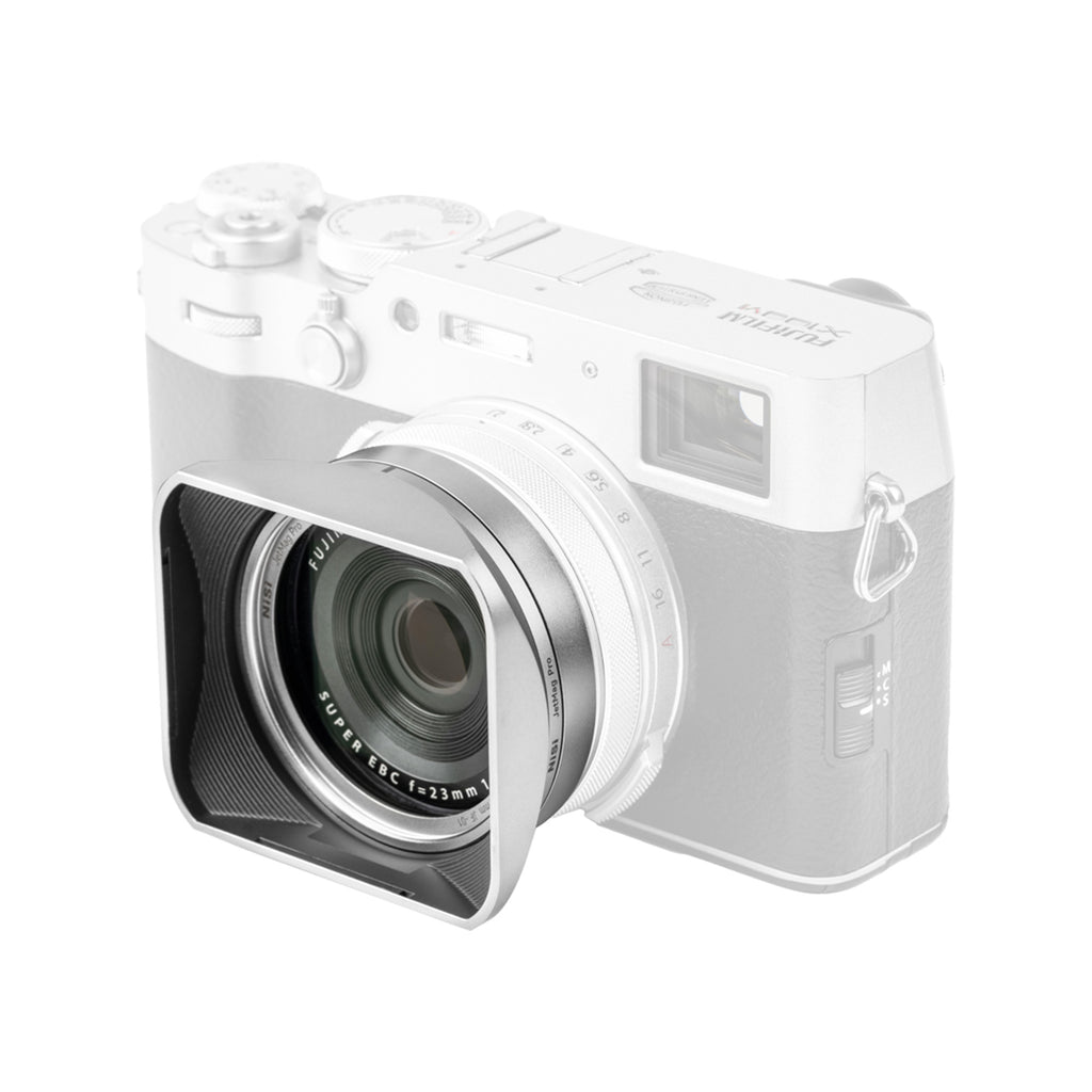 NISI JETMAG LENS HOOD, UV & CAP FOR X100VI SILVER (Weather Sealing)