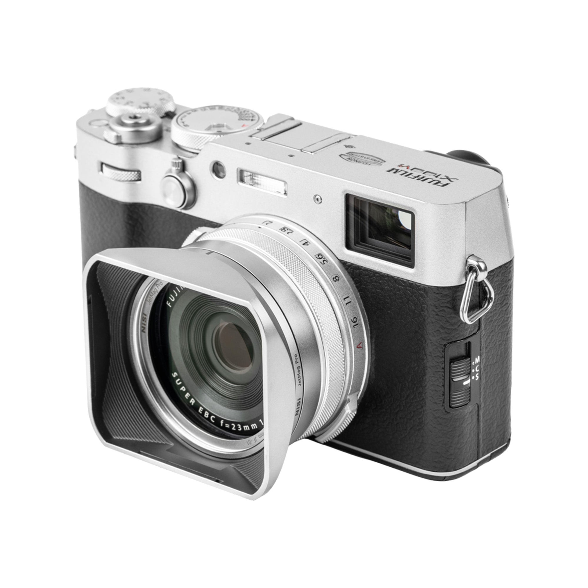 NISI JETMAG LENS HOOD, UV & CAP FOR X100VI SILVER (Weather Sealing)