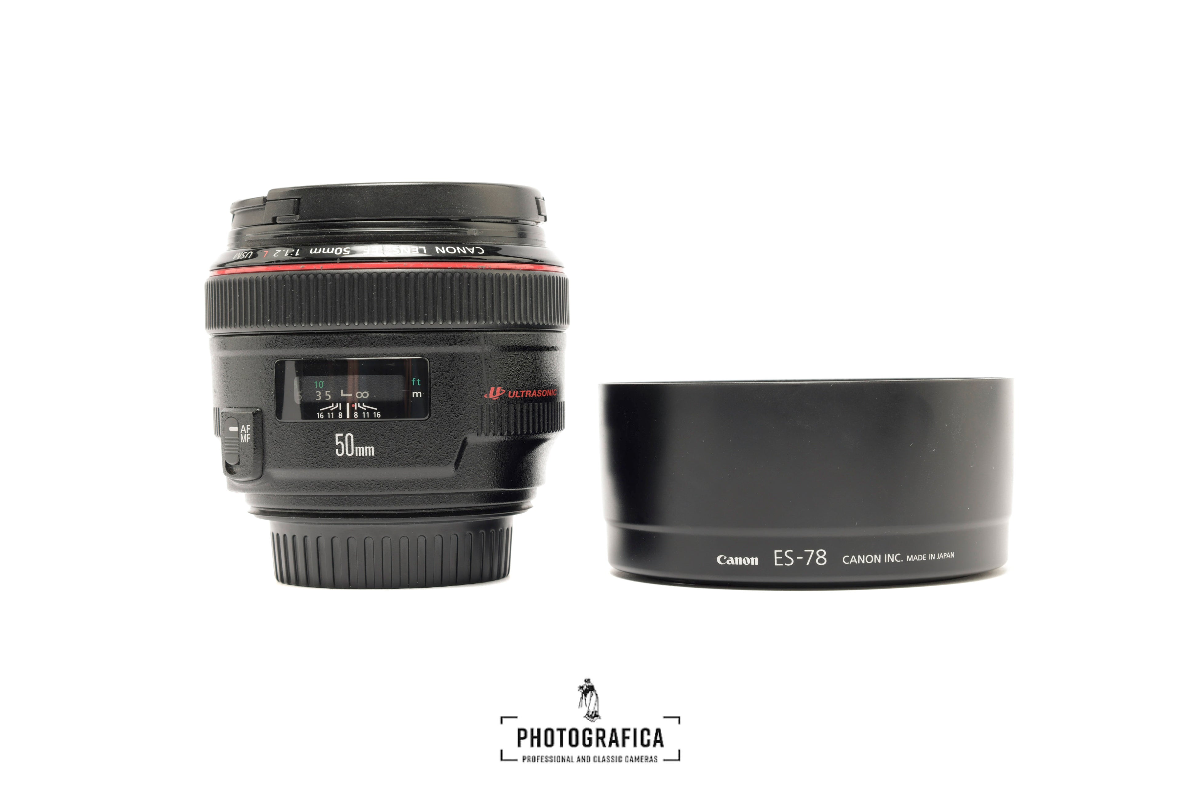 CANON EF 50/1,2 L USM + BOKS