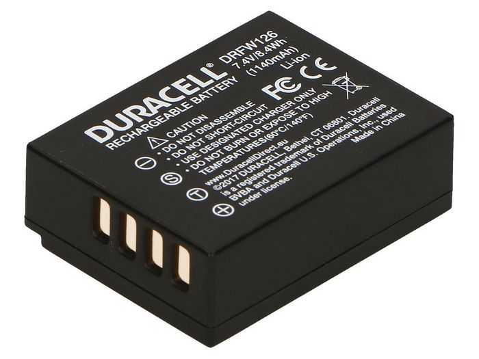DURACELL NP-W126 ACCU T/FUJIFILM - 1140mAh