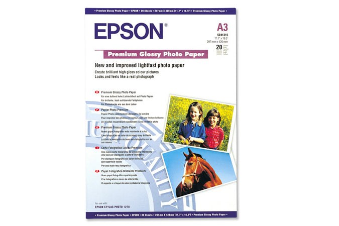 EPSON PREMIUM GLOSSY A3/20 – Photografica