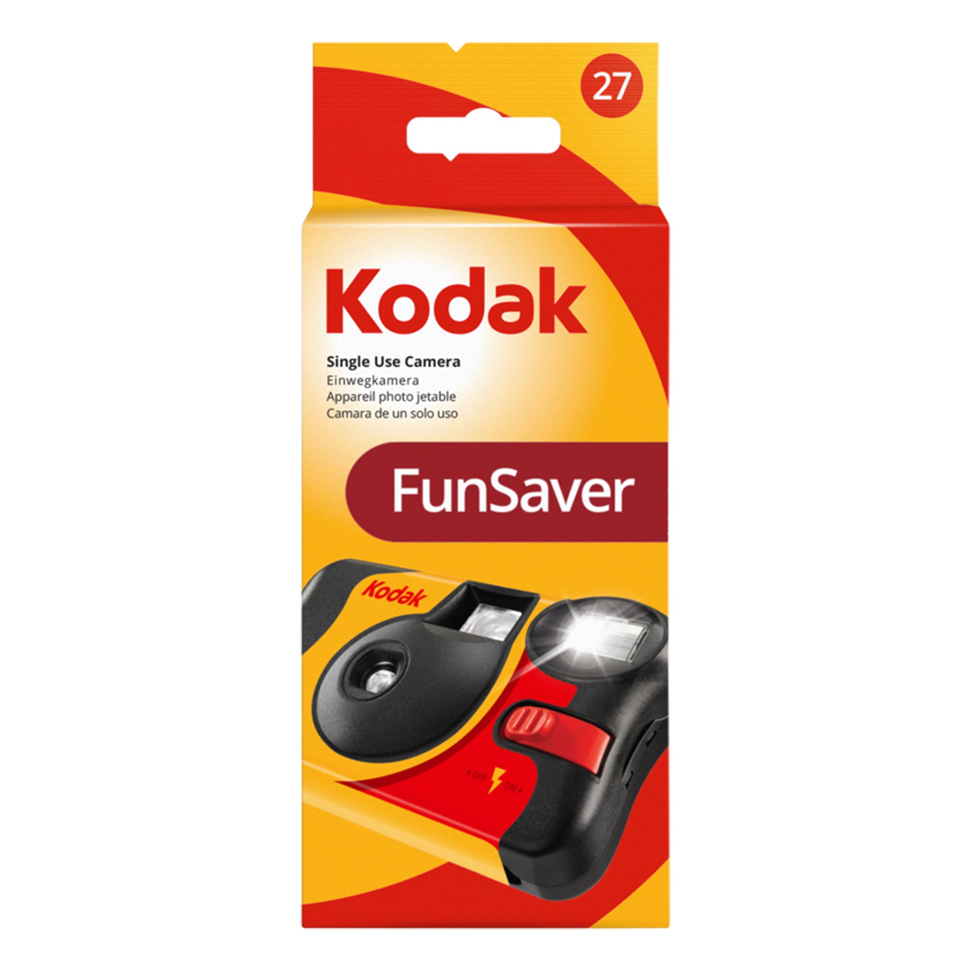 KODAK FUNSAVER 27 EXPOSURE ENGANGSKAMERA