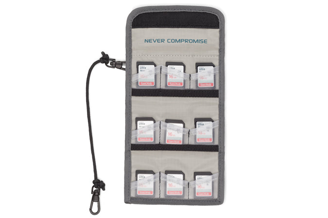 TENBA TOOLS SD9 CARD WALLET GREY